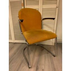 mooie Dutch Originals Gispen 413 eettafel stoelen design