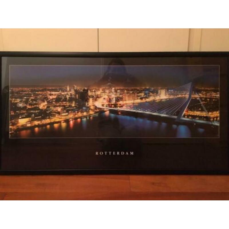 Poster van skyline Rotterdam