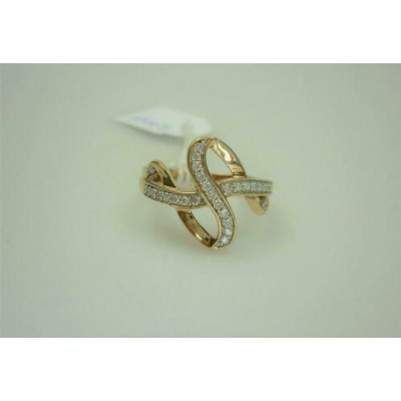 Ring goud met 0.20K diamanten / Z6098