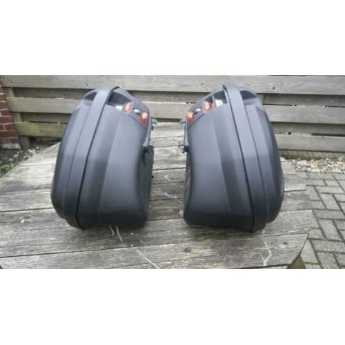 CBF600S KAPPA zij kofferset netjes, met sleutels