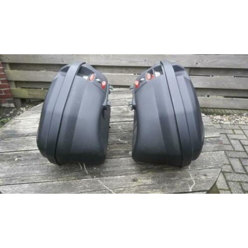 CBF600S KAPPA zij kofferset netjes, met sleutels
