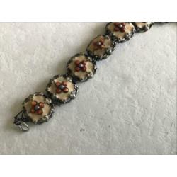 Geemailleerd armbandje, 18 cm. Lang