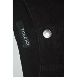 bianca, mooi zwart stretch katoenen pantalon, mt 40