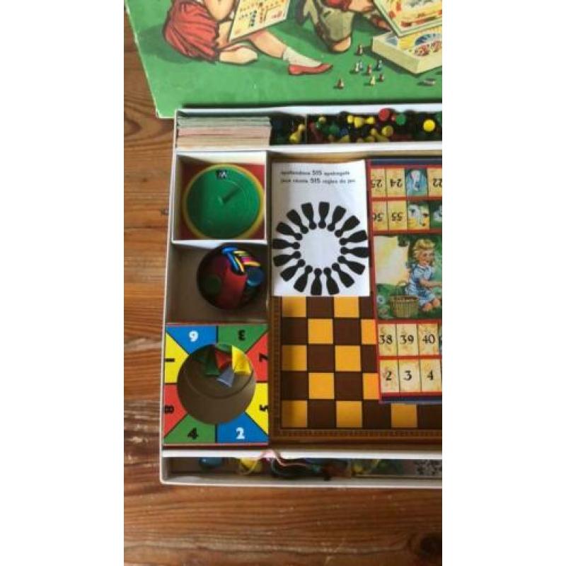Brocante spellendoos - 12 spellen