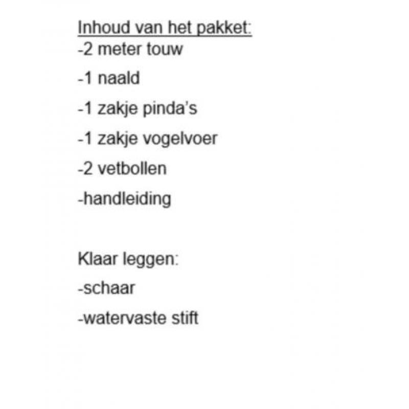 Vogelstokje, fûgelstokje, vogel voeder kapstok, buiten nieuw