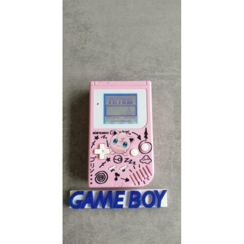 Custom Nintendo Gameboy classic met backlight en bivert mod
