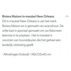 TV kast Riviera Maison