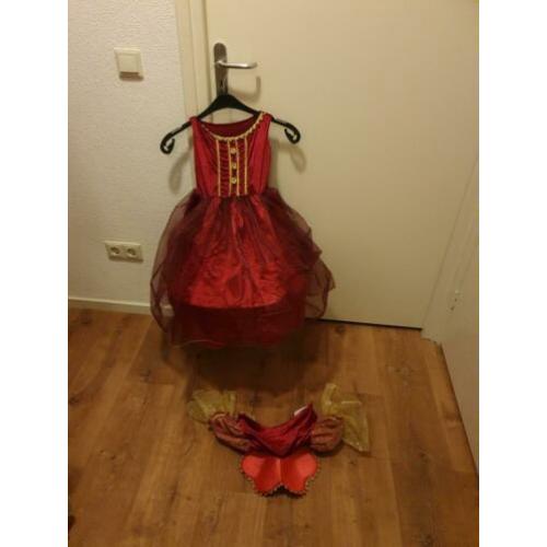 Prachtige prinsessen jurk. Carnaval. 2 tot 4 jaar.