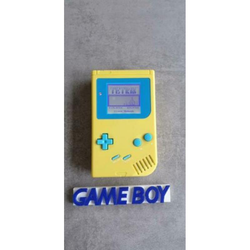 Custom Nintendo Gameboy classic met backlight en bivert mod