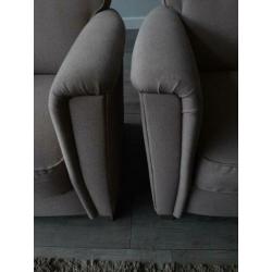 Fauteuil 2 stuks, taupe - beige, in goede staat
