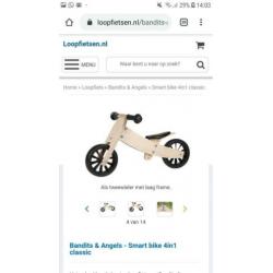 Bandits and angels loopfiets 3 in 1