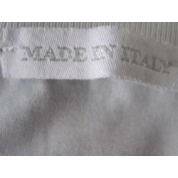 MADE IN ITALY Mooie BLAUWE MERK TOP IN TIJGERPRINT Mt 38/40