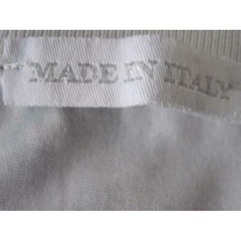 MADE IN ITALY Mooie BLAUWE MERK TOP IN TIJGERPRINT Mt 38/40