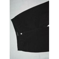 bianca, mooi zwart stretch katoenen pantalon, mt 40