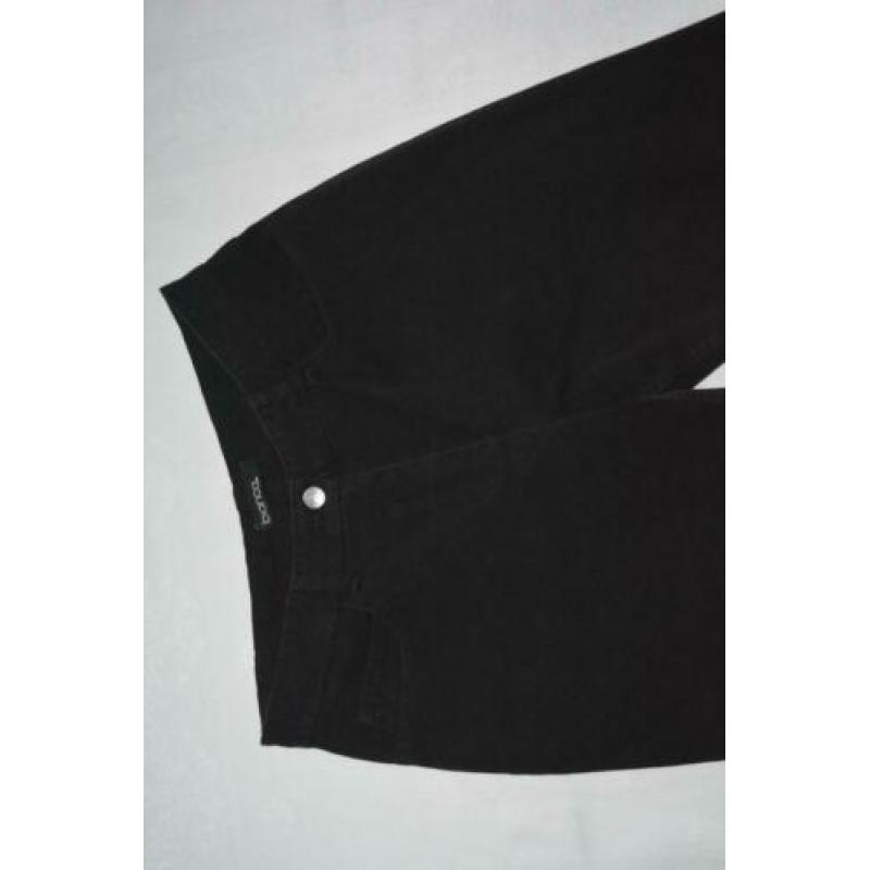 bianca, mooi zwart stretch katoenen pantalon, mt 40