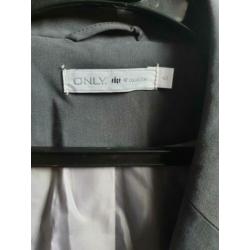 Blazer zwart en grijs.