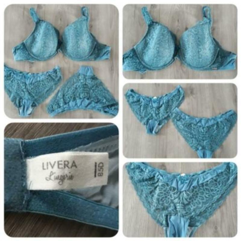 bh met 2 slips van Livera blauw €22.50