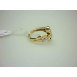 Ring goud met 0.20K diamanten / Z6098