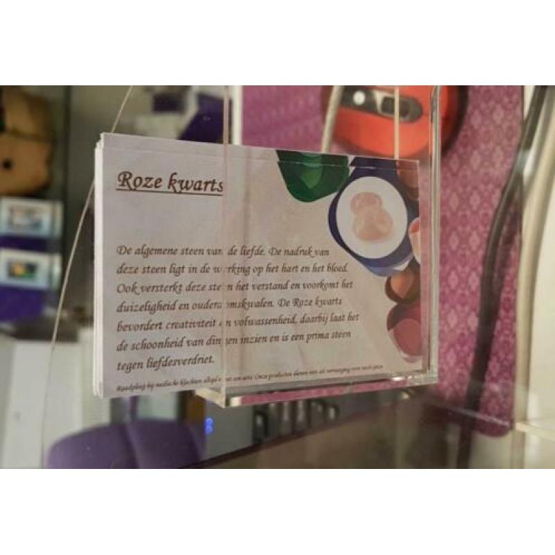 Roze kwarts rozenkwarts ruwe brokjes van Ruben Robijn NIEUW