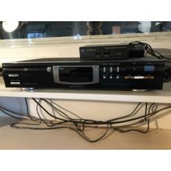 Stereo set met versterker,platenspeler