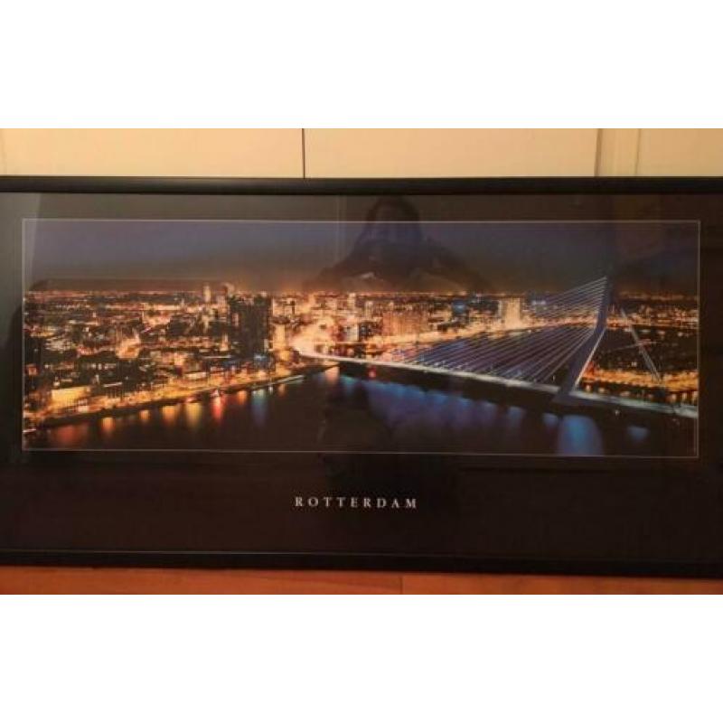 Poster van skyline Rotterdam