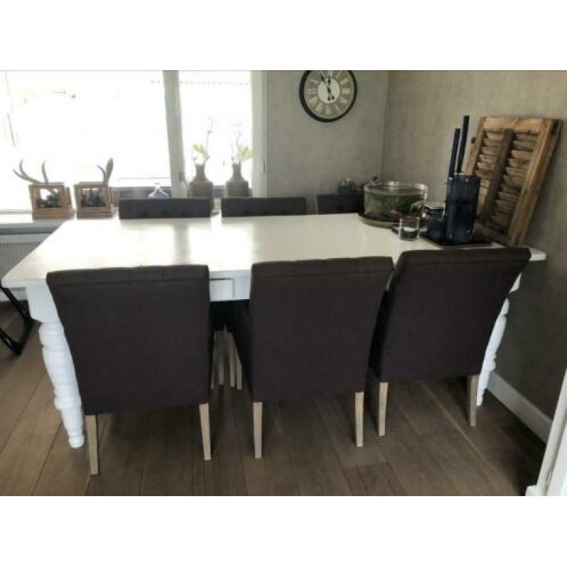 Eettafel met 6 stoelen ZGAN