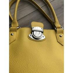 Leren tas van made in Italy