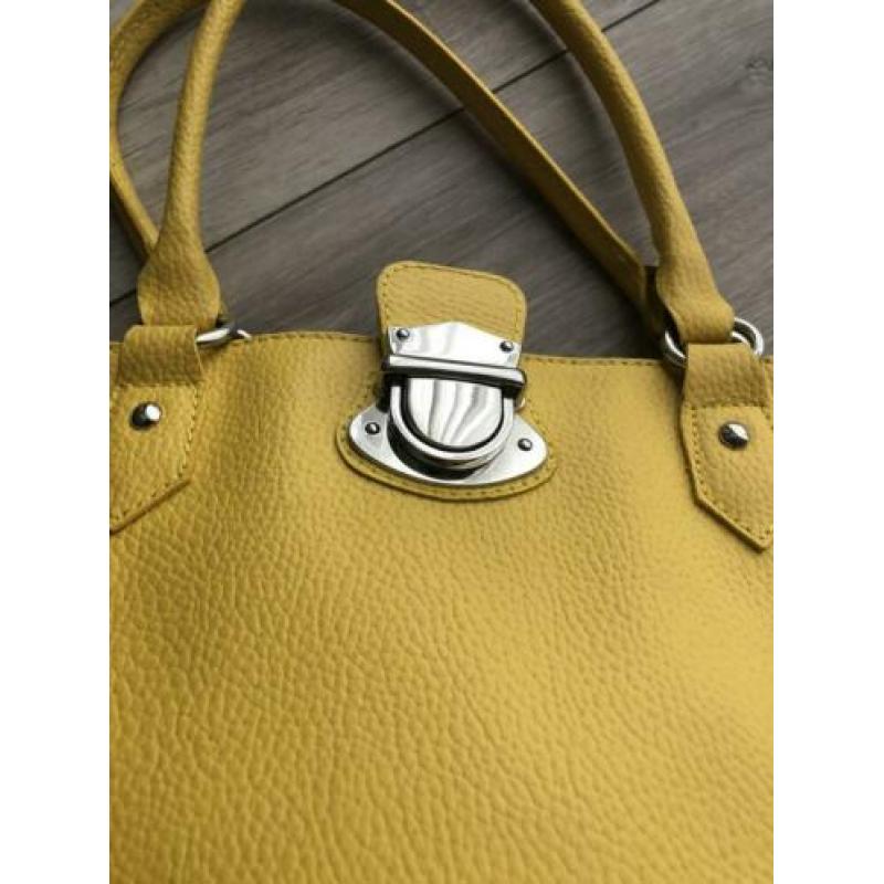 Leren tas van made in Italy