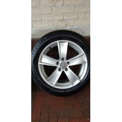 Audi velgen 17” + Zomerbanden Continental ContiEcoContact