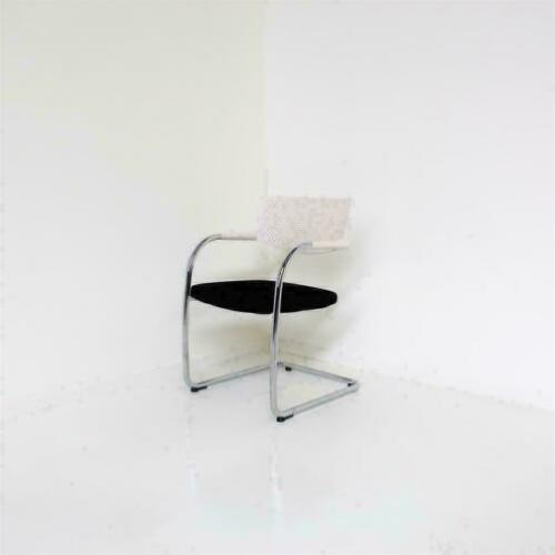 Vitra Visavis Vergaderstoelen, Conferentiestoelen, Wit/Zwart