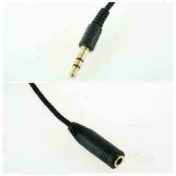 150 cm mini-Jack gevlochten verlengkabel (Gratis Verzending)