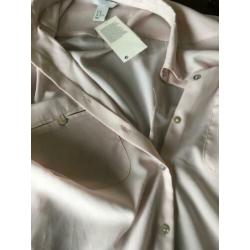 Nieuwe schitterende blouse nude / zacht roze maat 44-46