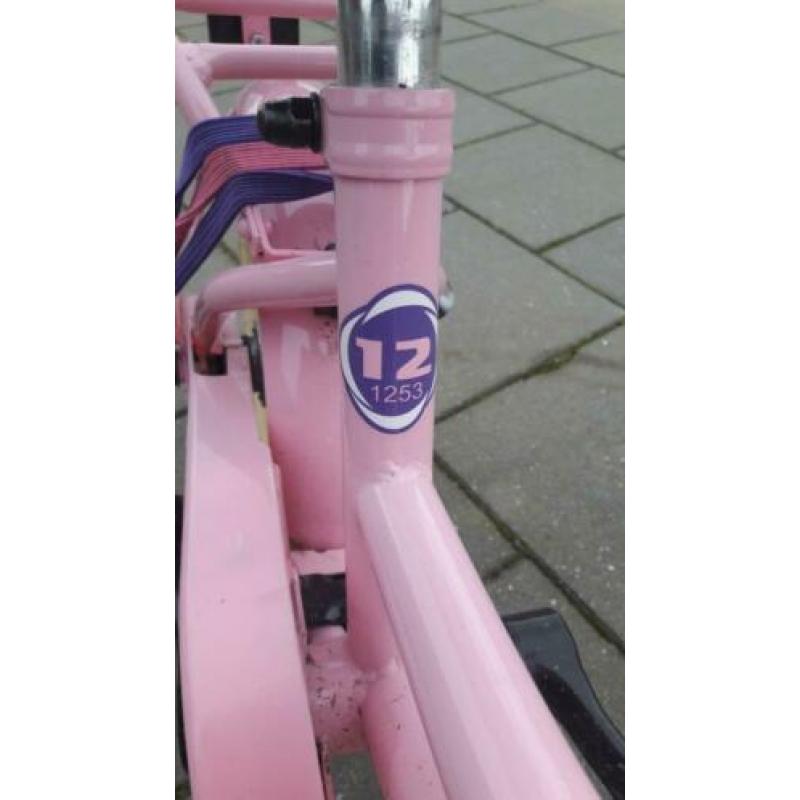 Popal Cooper start fiets 12 inch met zij wieltjes