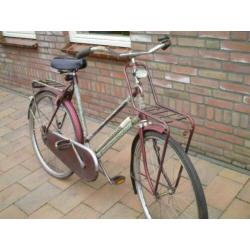 Simplex stations/kroegfiets ,terugtraprem led verlichting.