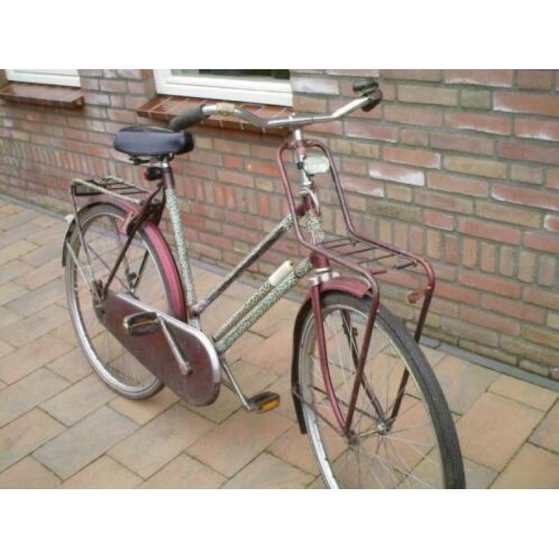 Simplex stations/kroegfiets ,terugtraprem led verlichting.