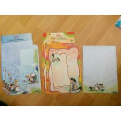 Verzameling diddl plaatjes, postpapier, blokken