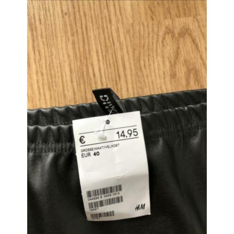 Nieuw leren rok maat M /40 H&M