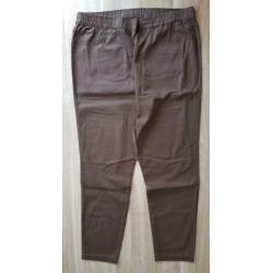 Broek, denim spijkerstof bruin (maat 3XL)NIEUW!!!