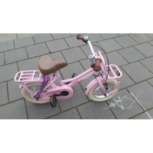 Popal Cooper start fiets 12 inch met zij wieltjes