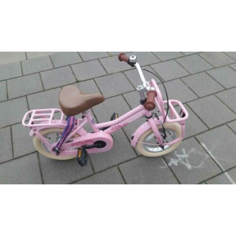 Popal Cooper start fiets 12 inch met zij wieltjes