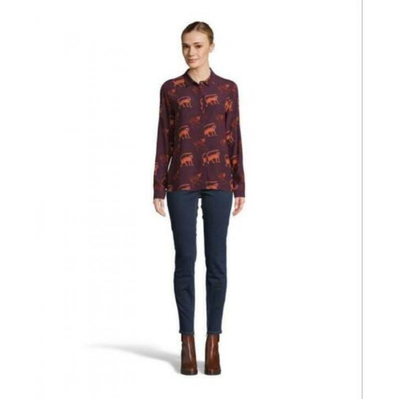 Prachtige blouse Fabienne Chapot monkey trouble maat XS