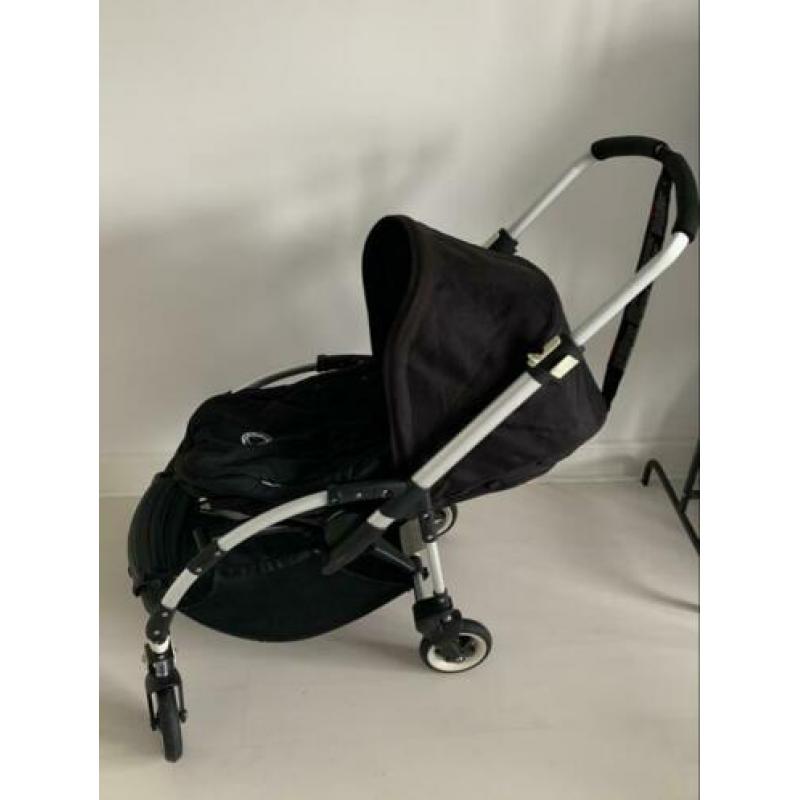 Bugaboo Bee zwart, black met cocoon