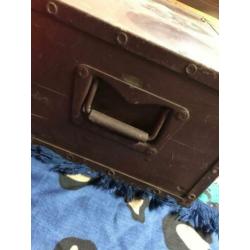 Houten kist | Vintage | Curiosa | ± 74 x 34 x 24 cm | AQ