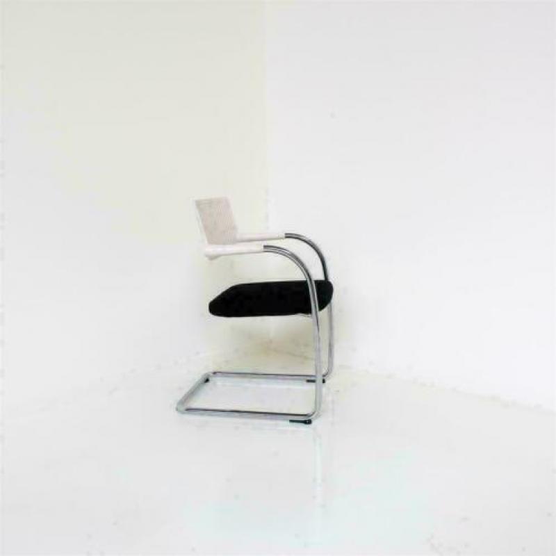 Vitra Visavis Vergaderstoelen, Conferentiestoelen, Wit/Zwart