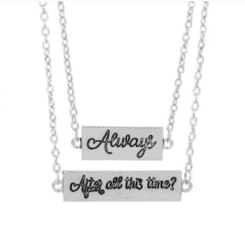 Fandom Ketting Harry Potter Best Friend BFF Partner Zilver
