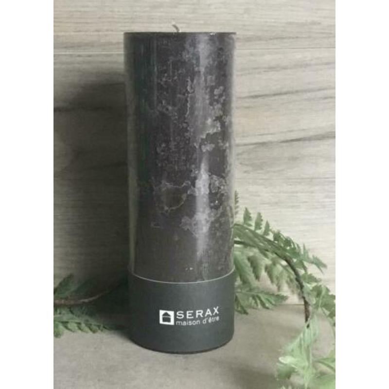 Kaars aubergine serax 20cm
