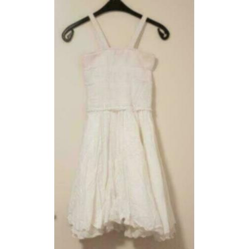 Nieuwe white sweet chambray dress, Lofff, maat 164