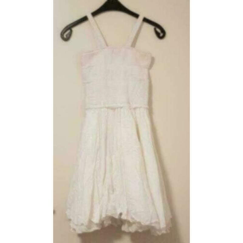 Nieuwe white sweet chambray dress, Lofff, maat 164