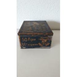 antiek sigarenblik jaren 1900