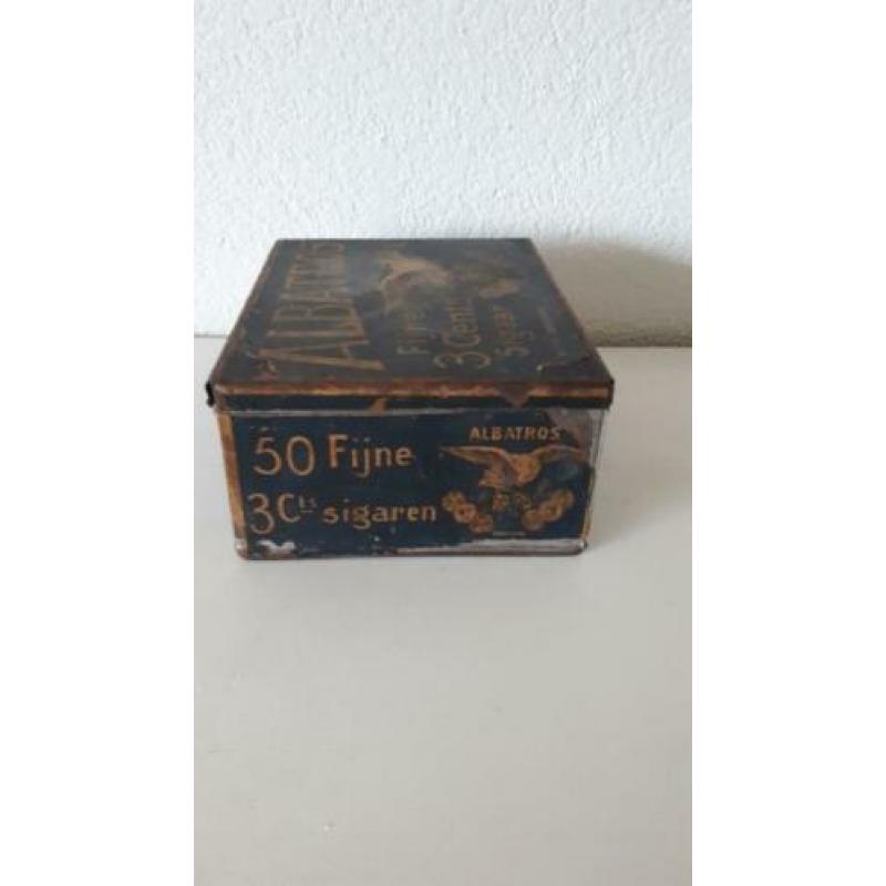 antiek sigarenblik jaren 1900